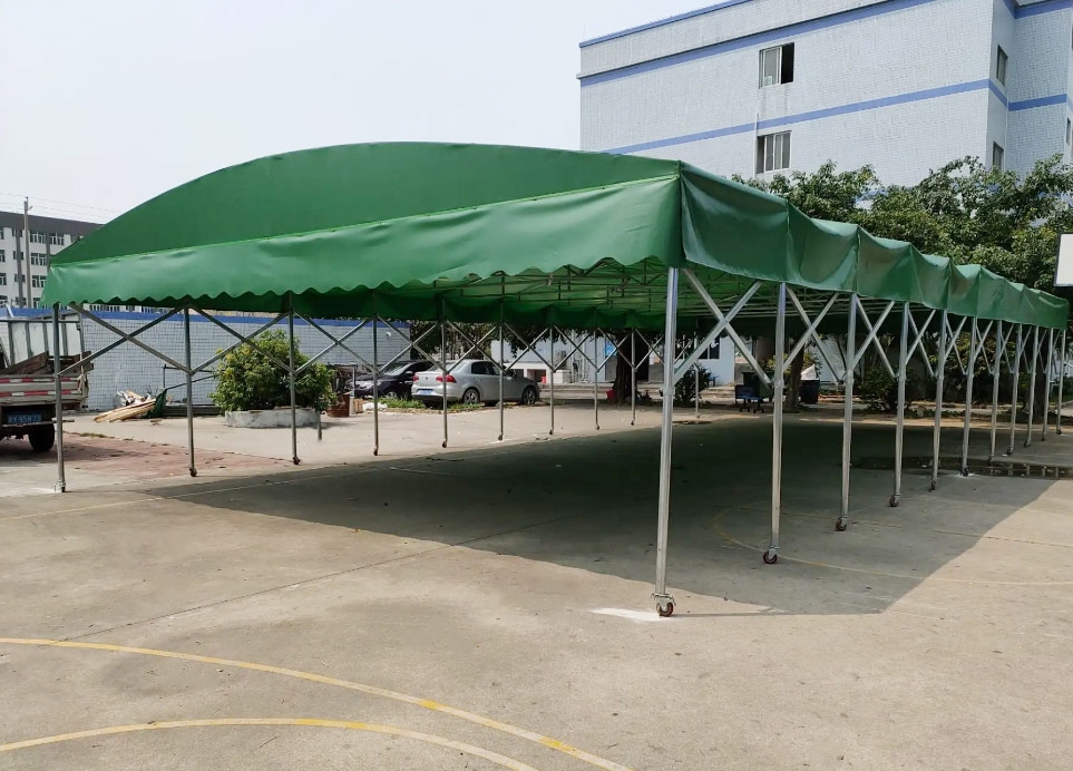 临沂推拉篷与固定雨棚对比分析